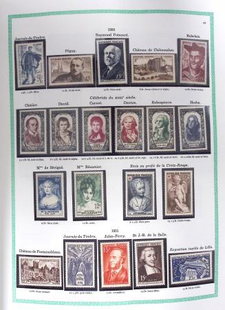 1849-1979, Collection de France avancée du n°1 jusqu'en