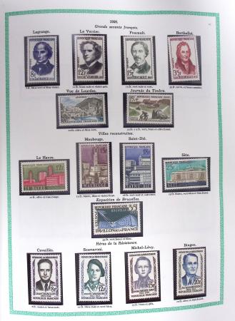 1849-1979, Collection de France avancée du n°1 jusqu'en