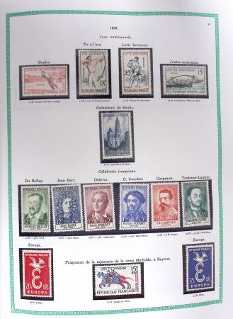 1849-1979, Collection de France avancée du n°1 jusqu'en