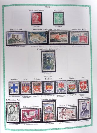 1849-1979, Collection de France avancée du n°1 jusqu'en