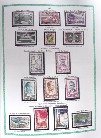 1849-1979, Collection de France avancée du n°1 jusqu'en
