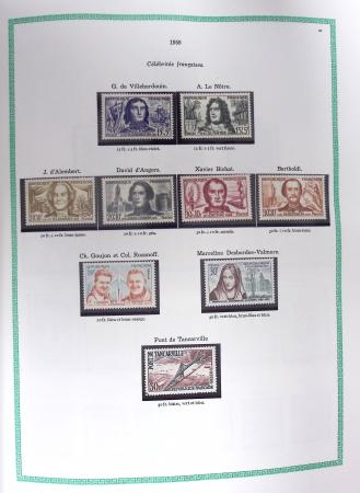 1849-1979, Collection de France avancée du n°1 jusqu'en