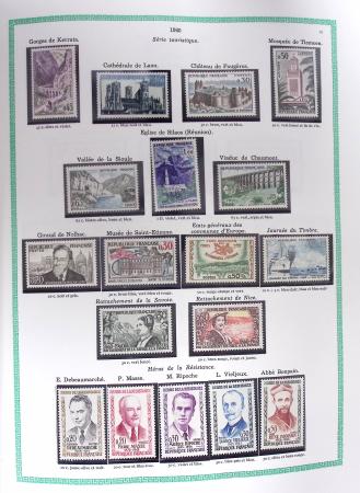 1849-1979, Collection de France avancée du n°1 jusqu'en