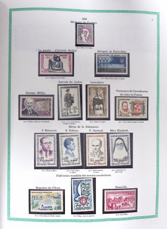 1849-1979, Collection de France avancée du n°1 jusqu'en