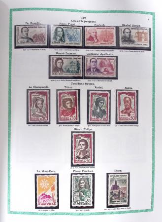 1849-1979, Collection de France avancée du n°1 jusqu'en