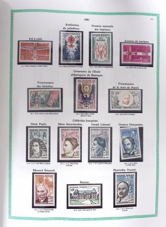 1849-1979, Collection de France avancée du n°1 jusqu'en