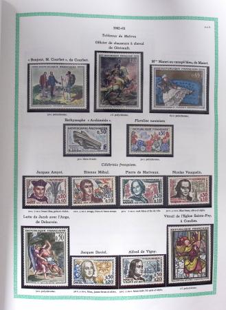 1849-1979, Collection de France avancée du n°1 jusqu'en