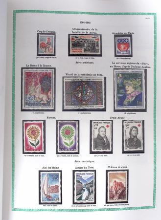 1849-1979, Collection de France avancée du n°1 jusqu'en
