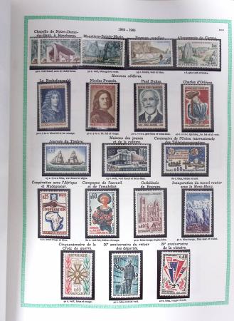 1849-1979, Collection de France avancée du n°1 jusqu'en