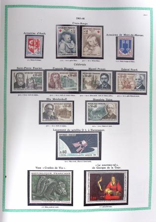 1849-1979, Collection de France avancée du n°1 jusqu'en