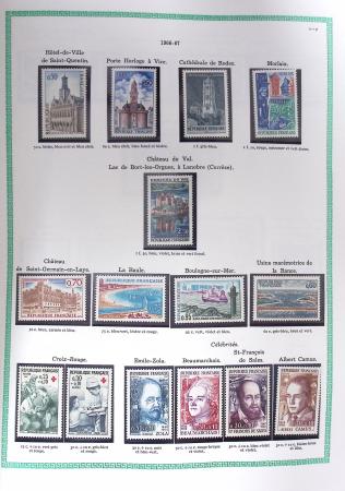 1849-1979, Collection de France avancée du n°1 jusqu'en
