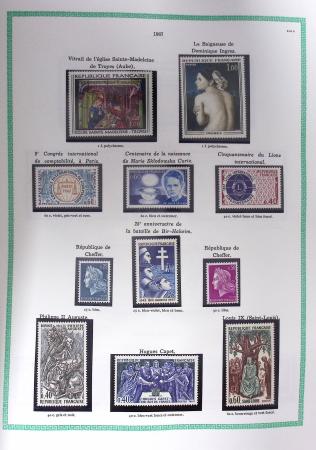 1849-1979, Collection de France avancée du n°1 jusqu'en