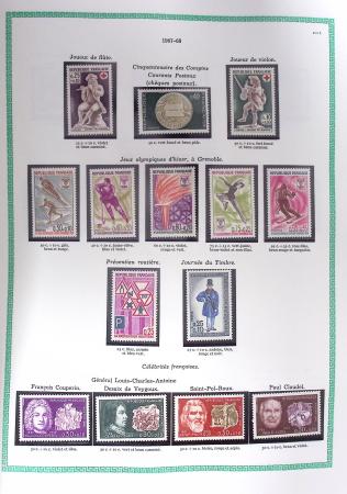 1849-1979, Collection de France avancée du n°1 jusqu'en