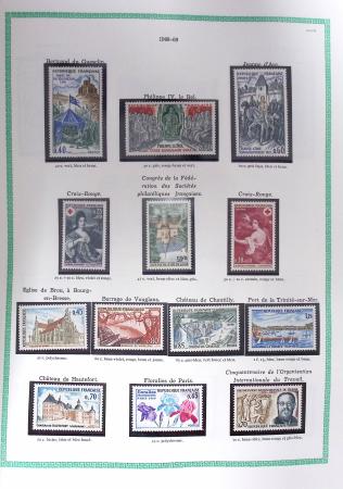 1849-1979, Collection de France avancée du n°1 jusqu'en