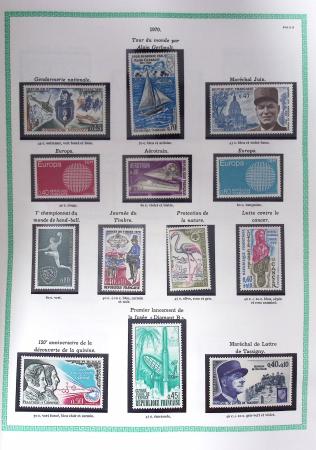 1849-1979, Collection de France avancée du n°1 jusqu'en