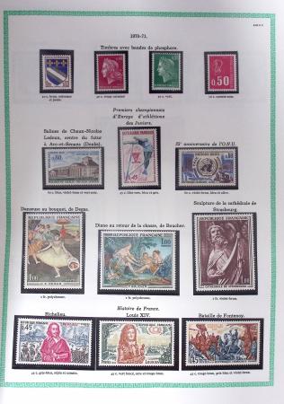 1849-1979, Collection de France avancée du n°1 jusqu'en