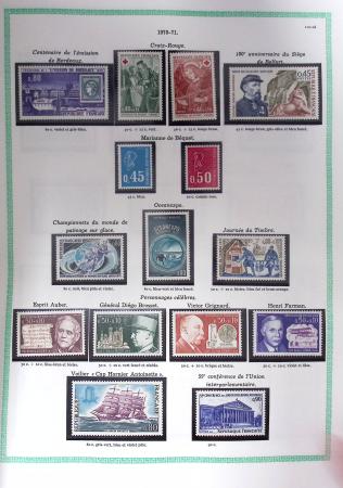 1849-1979, Collection de France avancée du n°1 jusqu'en