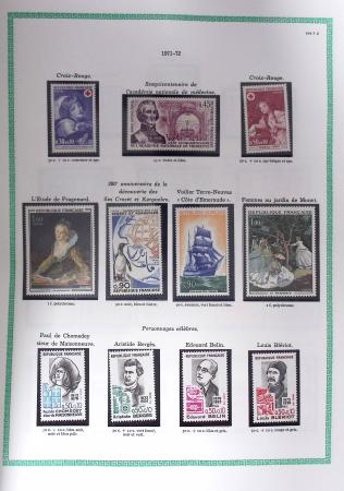 1849-1979, Collection de France avancée du n°1 jusqu'en