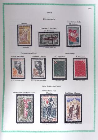 1849-1979, Collection de France avancée du n°1 jusqu'en