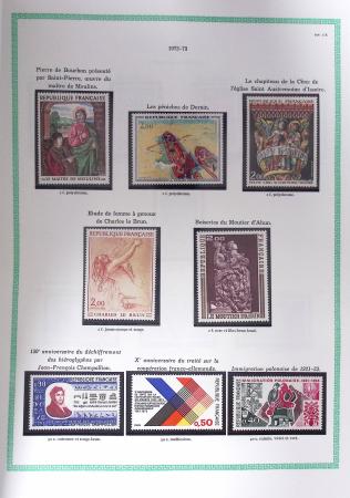 1849-1979, Collection de France avancée du n°1 jusqu'en