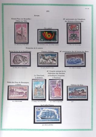 1849-1979, Collection de France avancée du n°1 jusqu'en