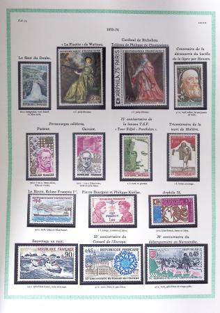 1849-1979, Collection de France avancée du n°1 jusqu'en