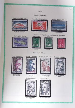 1849-1979, Collection de France avancée du n°1 jusqu'en