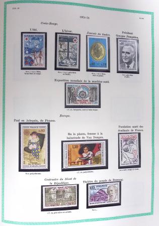 1849-1979, Collection de France avancée du n°1 jusqu'en