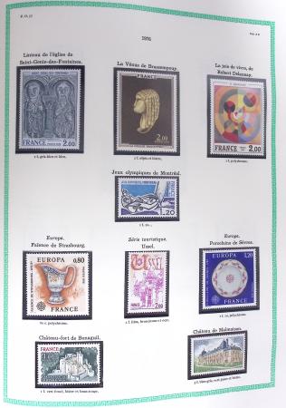 1849-1979, Collection de France avancée du n°1 jusqu'en