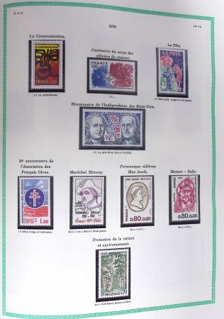1849-1979, Collection de France avancée du n°1 jusqu'en