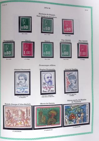 1849-1979, Collection de France avancée du n°1 jusqu'en