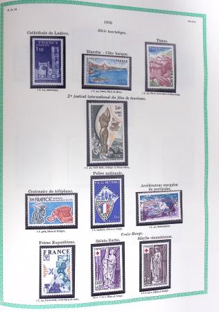 1849-1979, Collection de France avancée du n°1 jusqu'en