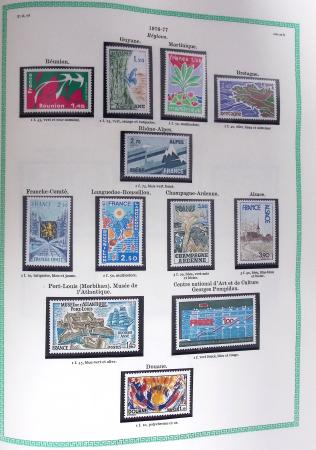 1849-1979, Collection de France avancée du n°1 jusqu'en