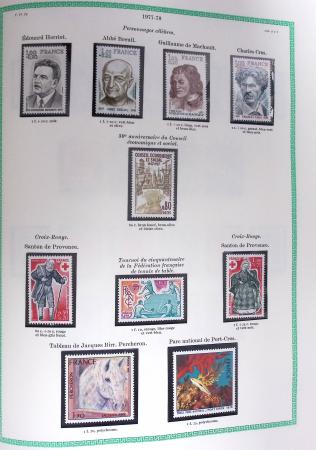 1849-1979, Collection de France avancée du n°1 jusqu'en