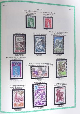 1849-1979, Collection de France avancée du n°1 jusqu'en