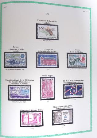 1849-1979, Collection de France avancée du n°1 jusqu'en