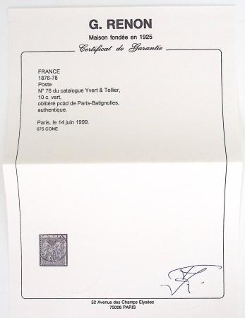 1849-1981, Collection de France du n°1 au 2177. On