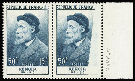 N°1032 Renoir, spectaculaire impression partielle,