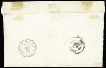 N°12b, 4 ex. en rare disposition aux 4 angles sur bande
