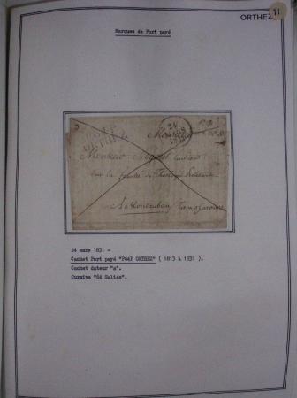 1752-1988, Collection "La poste à Orthez : rétrospective