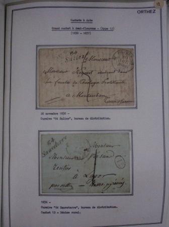 1752-1988, Collection "La poste à Orthez : rétrospective