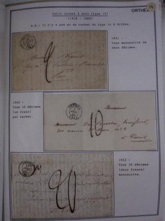 1752-1988, Collection "La poste à Orthez : rétrospective