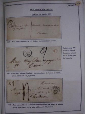 1752-1988, Collection "La poste à Orthez : rétrospective