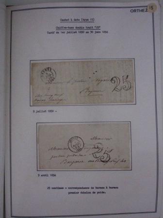 1752-1988, Collection "La poste à Orthez : rétrospective
