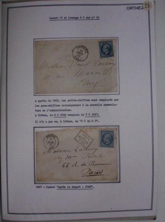 1752-1988, Collection "La poste à Orthez : rétrospective