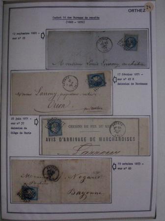 1752-1988, Collection "La poste à Orthez : rétrospective