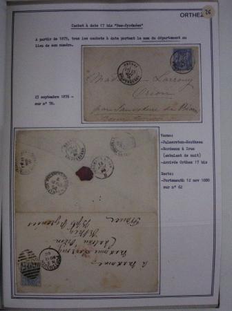 1752-1988, Collection "La poste à Orthez : rétrospective