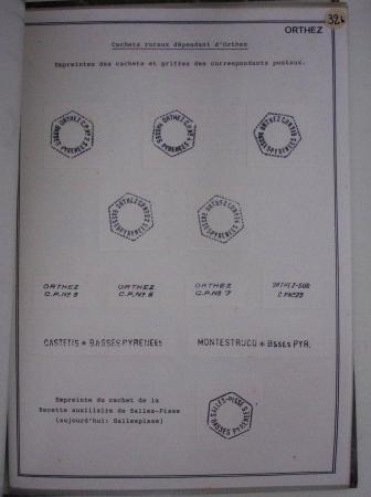 1752-1988, Collection "La poste à Orthez : rétrospective