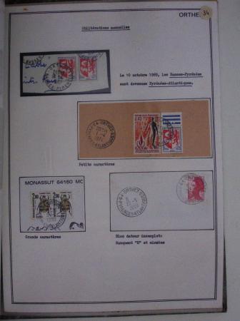 1752-1988, Collection "La poste à Orthez : rétrospective