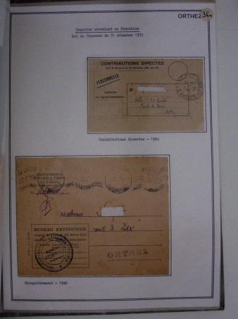 1752-1988, Collection "La poste à Orthez : rétrospective